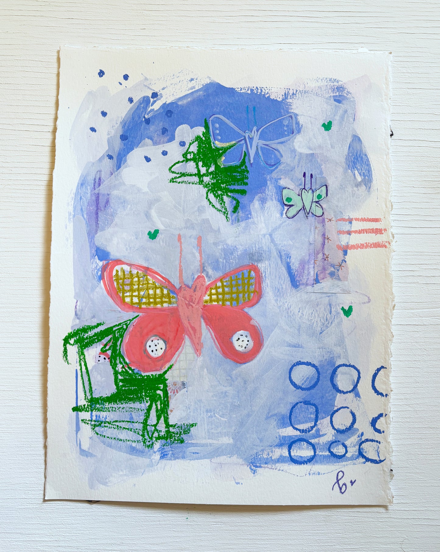 transformation no. 7 || mixed media original sketch - bellajoie