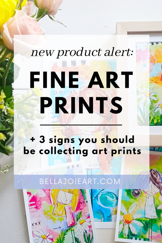 New Product Alert! (plus 3 signs you should be collecting fine art prints)
