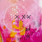 anastasia, mixed media original painting, close up detail, Bella Joie Art