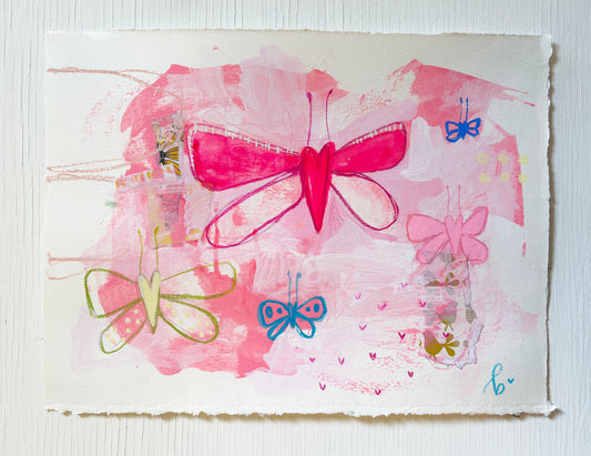 transformation no. 4 || mixed media original sketch - bellajoie
