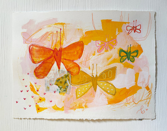 transformation no. 6 || mixed media original sketch - bellajoie