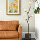elle, abstract figurative mixed media original painting, mock up in light themed room, Bella Joie Art