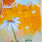 elle, abstract figurative mixed media original painting, close up detail, Bella Joie Art