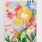eloise, abstract figurative mixed media original painting, Bella Joie Art, free shipping