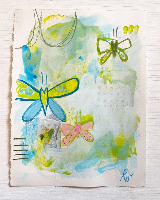 transformation no. 1 || mixed media original sketch - bellajoie