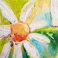 Phoebe, mixed media original painting, close up detail, Bella Joie Art