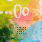 Phoebe, mixed media original painting, close up detail, Bella Joie Art